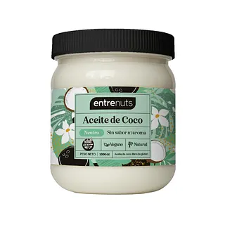 Aceite de Coco Neutro x 1000 ml (Entrenuts)