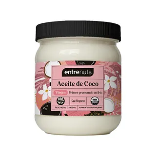Aceite de Coco Virgen x 1000 ml (Entrenuts)