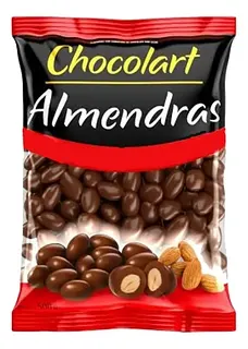 Almendras con Chocolate al 70% Cacao x 500 gr (Chocolart)