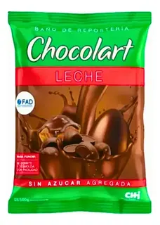 Bano de Reposteria Leche sin Azucar Agregada x 500 gr (Chocolart)