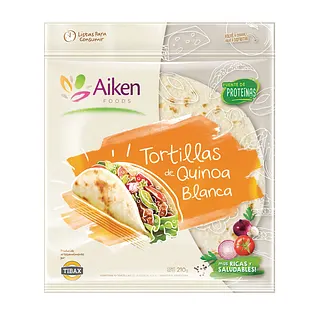 Tortillas de Quinoa Blanca x 210 gr (Aiken)