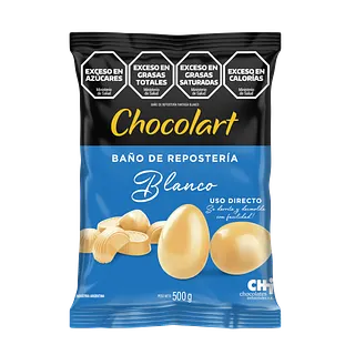 Bano Repostero Chocolate Blanco x 500 gr (Chocolart)