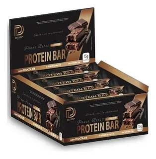 Barra de Proteina Chocolate x 46 gr x 16 u (Deluxe Protein Bar)