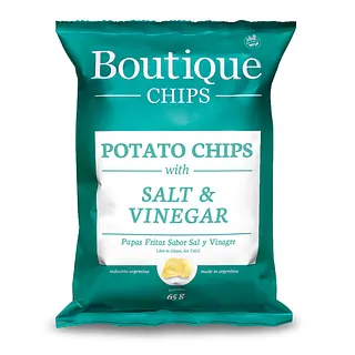 Chips de Papas Salt y Vinegar x 65 gr (Boutique)
