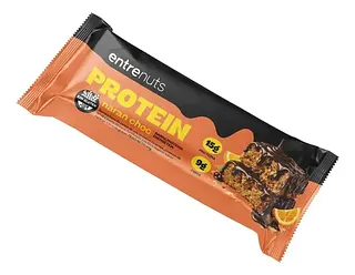 Barras Proteicas de Chocolate y Naranja x 10 u (Entrenuts)