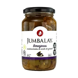 Berenjenas Condimentadas x 360 gr (Jumbalay)