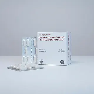 Blister de Citrato de Magnesio y Citrato de Potasio x 100 cap (Io Naturale)