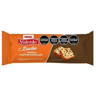 Budin de Vainilla con Chips x 300 gr (Denale)