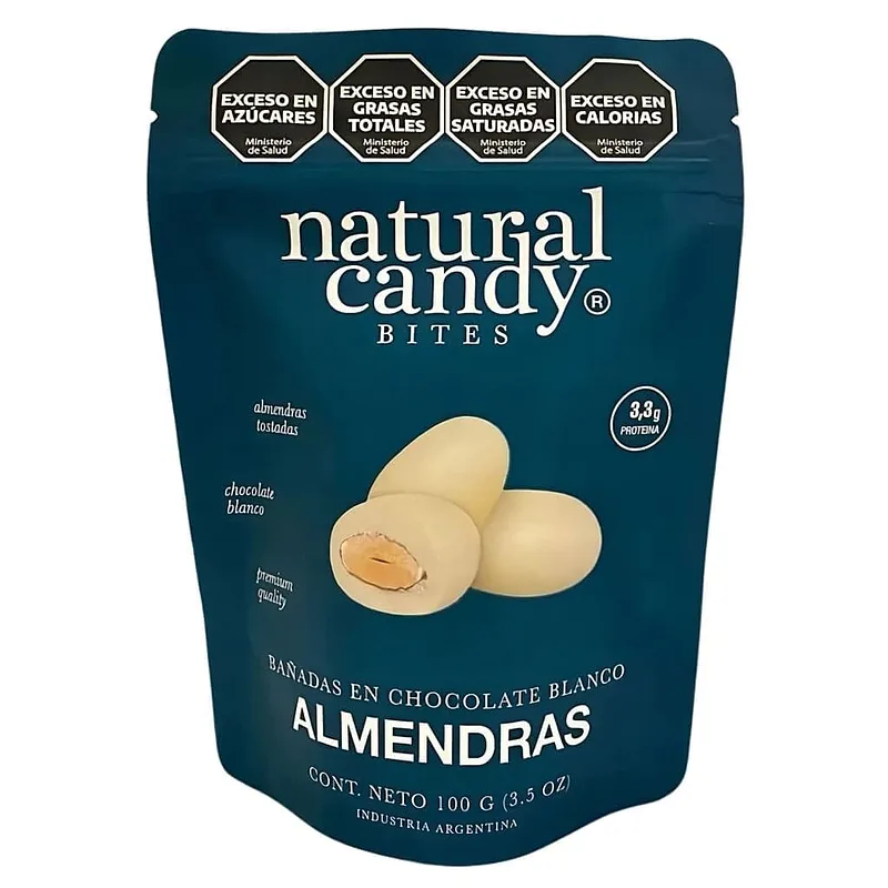 Natural Candy Almendras Banadas en Chocolate Blanco x 100 gr (Natural Candy)
