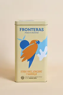 Latita ata Yerba Mate Jengibre y Naranja x 110 gr (Fronteras)