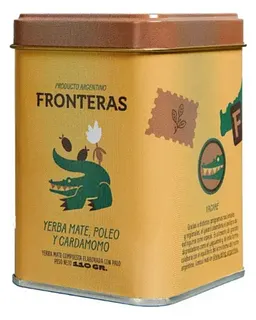 Latita Yerba Mate Poleo y Cardamomo x 110 gr (Fronteras)