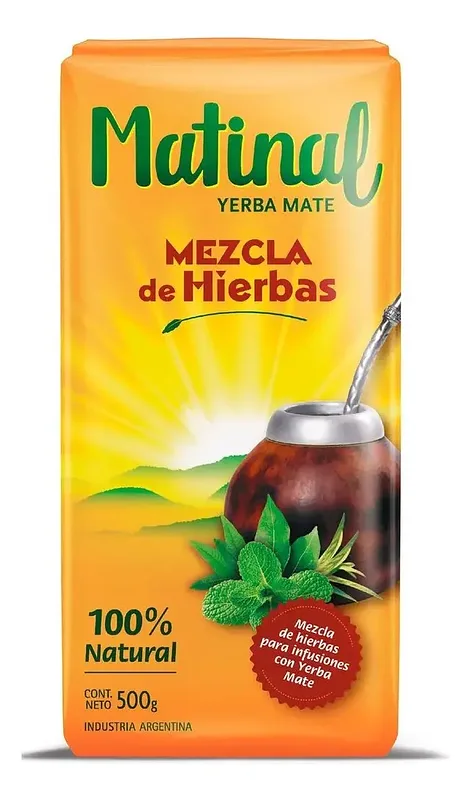 Yerba Mate Mezcla de Hierbas x 500 gr x 12 u (Matinal)