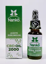 Aceite Medicinal Nanko Cbd 1:1 y Cbg x 20 ml (Nanko)