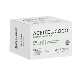 Aceite de Coco x 60 cap (God Bless You)