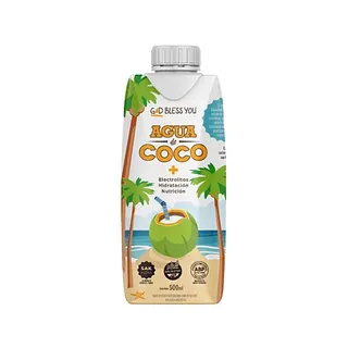 Agua de Coco mas Electrolitos x 500 ml - 12 u (God Bless You)