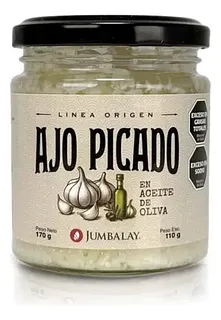 Ajo Picado en Aceite de Oliva x 110 gr (Jumbalay)