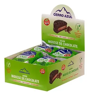 Alfajor de Mousse de Chocolate x 50 gr x 12 u (Cerro Azul)
