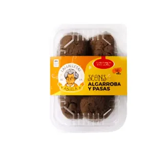 Scones Integrales de Algarroba y Pasas x 180 gr (Las Galletas de la Abuela)