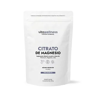 Citrato de Magnesio Sabor Multifruta x 180 gr (Vitawellness)