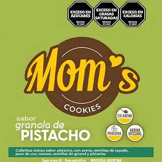 Cookies + Proteina Granola de Pistacho x 10 u (Moms)