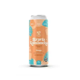 Kombucha Sabor Mango x 473 ml (Bravia)