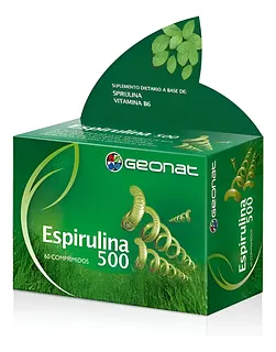 Espirulina x 500 mg x 60 comp (Geonat)