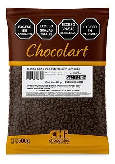 Gotitas Chips Chocolate Negro x 500 gr (Chocolart)