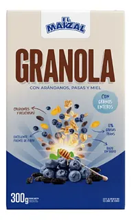 Granola con Arandanos, Pasas y Miel x 300 gr (El Makzal)