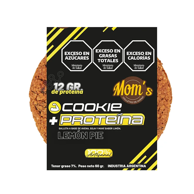Galletitas Cookie + Proteina Lemon Pie x 10 u (Moms)