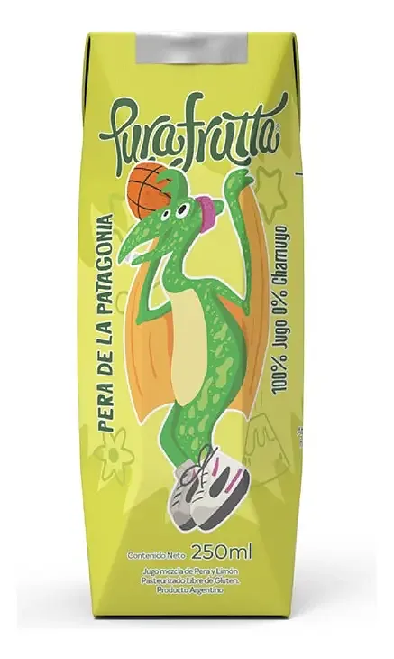 Jugo 100% Exprimido de Pera de la Patagonia Kids x 250 ml x 18 u (Pura Frutta)