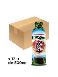 Jugo de Manzana x 500 ml x 12 u (Fruggina)