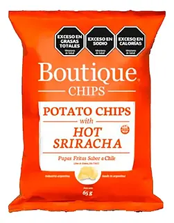 Chips de Hot Sriracha x 65 gr (Boutique)
