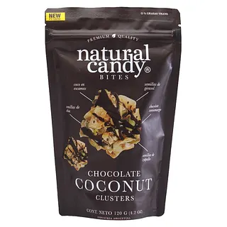 Chocolate Coconut Clusters x 100 gr (Natural Candy)