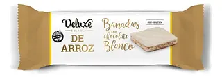 Galleta de Arroz Banada Sabor Chocolate Blanco x 12 u (Deluxe )