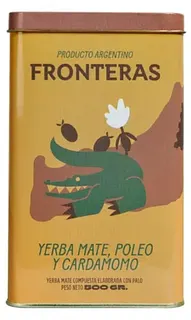 Lata de Yerba Mate con Poleo y Cardamomo x 500 gr (Fronteras)