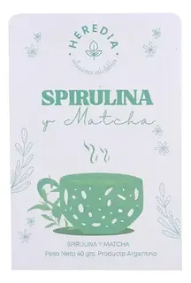 Spirulina y Matcha x 40 gr (Heredia)