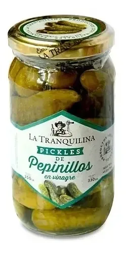 Pepinillos en Vinagre x 200 gr (La Tranquilina)