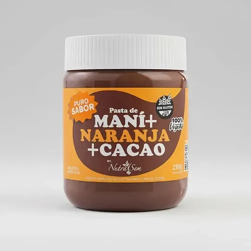 Pasta con Naranja y Cacao x 250 gr (Nutrasem)