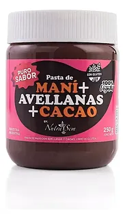 Pasta con Avellanas y Cacao x 250 gr (Nutrasem)