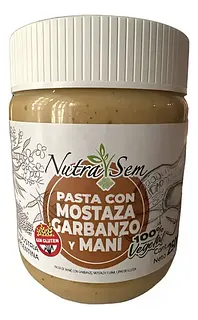Pasta con Mostaza, Garbanzo y Mani x 250 gr (Nutrasem)