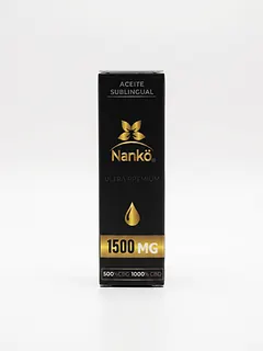 Aceite Medicinal Premium CBD 1500 con CBG x 20 ml (Nanko)
