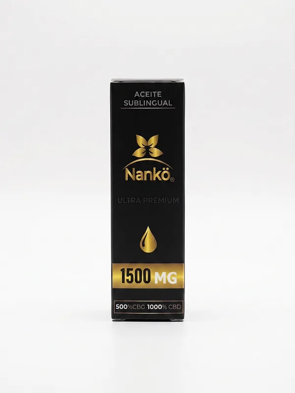 Aceite Medicinal Premium CBD 1500 con CBG x 20 ml (Nanko)