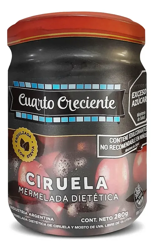 Mermelada con Stevia Ciruela x 280 gr (Cuarto Creciente)
