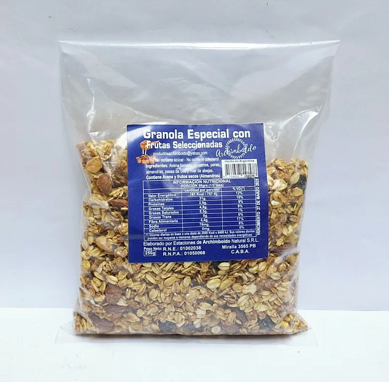 Granola Frutos Seleccionados x 250 gr (Archimboldo)
