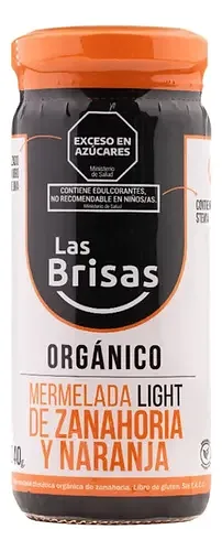 Mermelada de Zanahoria y Naranja Organica Light x 240 gr (Las Brisas)