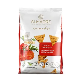 Snacks Tomate y Romero x 130 gr (Almadre)