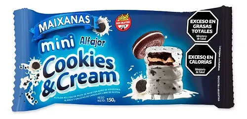 Mini Alfajor de Galletas y Crema x 140 gr (Maixanas)
