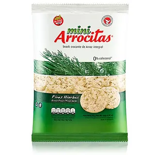 Mini Arrocitas Finas Hierbas x 53 gr (Cerealko)