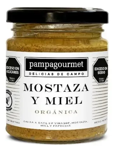 Mostaza y Miel Organica x 170 gr (Pampagourmet)