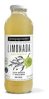 Limonada Organica con Jengibre y Menta x 500 ml (Pampagourmet)